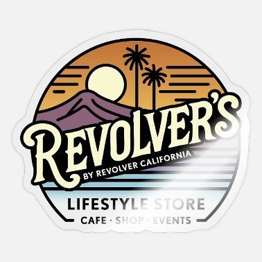 ✪ Sticker ✪ Sticker "Revolver´s" Light Background