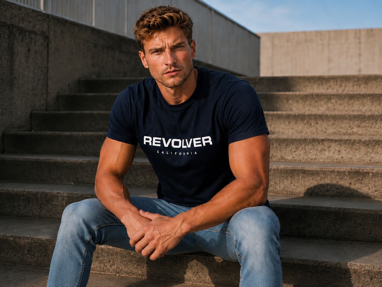 ✪ LA Signature T-Shirt - Deep Navy