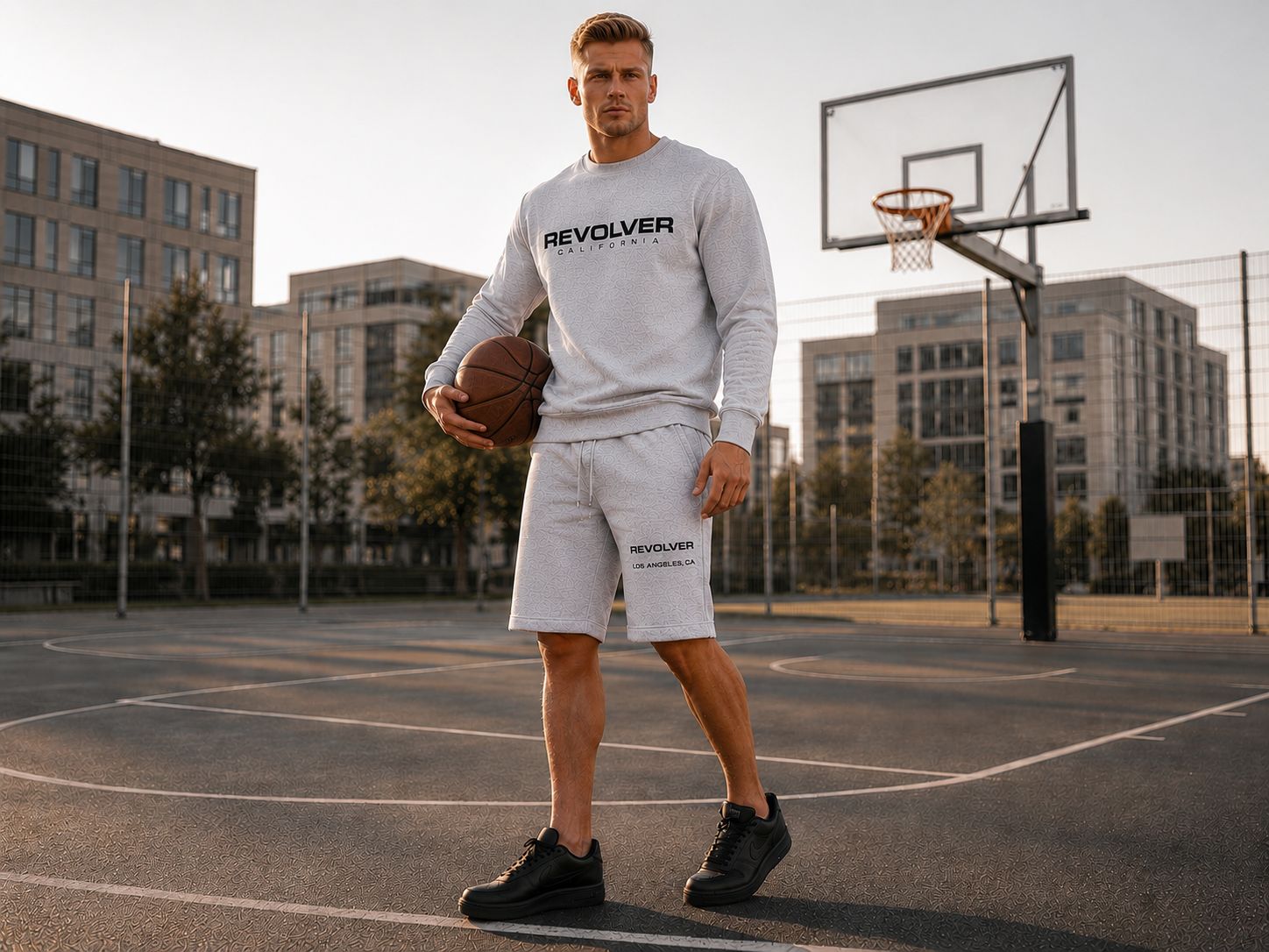 ✪ LA Signature Jogging Shorts - Heather Grey ✪ LA Signature Jogging Shorts - Heather Grey