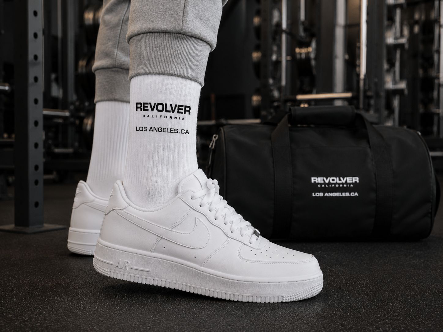 ✪ LA Signature Crew Socks - Essential White