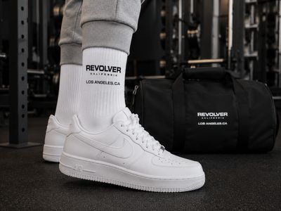 ✪ LA Signature Crew Socks - Essential White