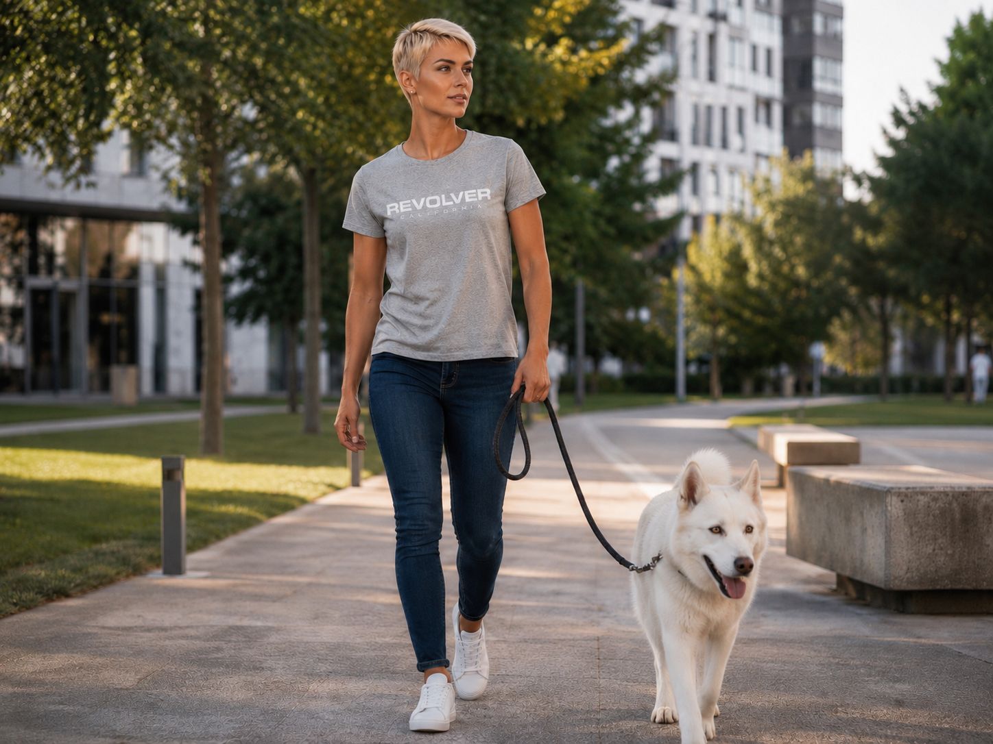 ✪ LA Signature T-Shirt Women - Heather Grey ✪ LA Signature T-Shirt Women - Heather Grey