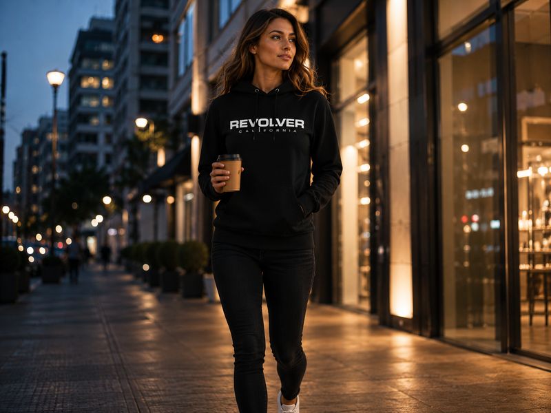 ✪ LA Signature Hoodie Women - Midnight Black ✪ LA Signature Hoodie Women - Midnight Black