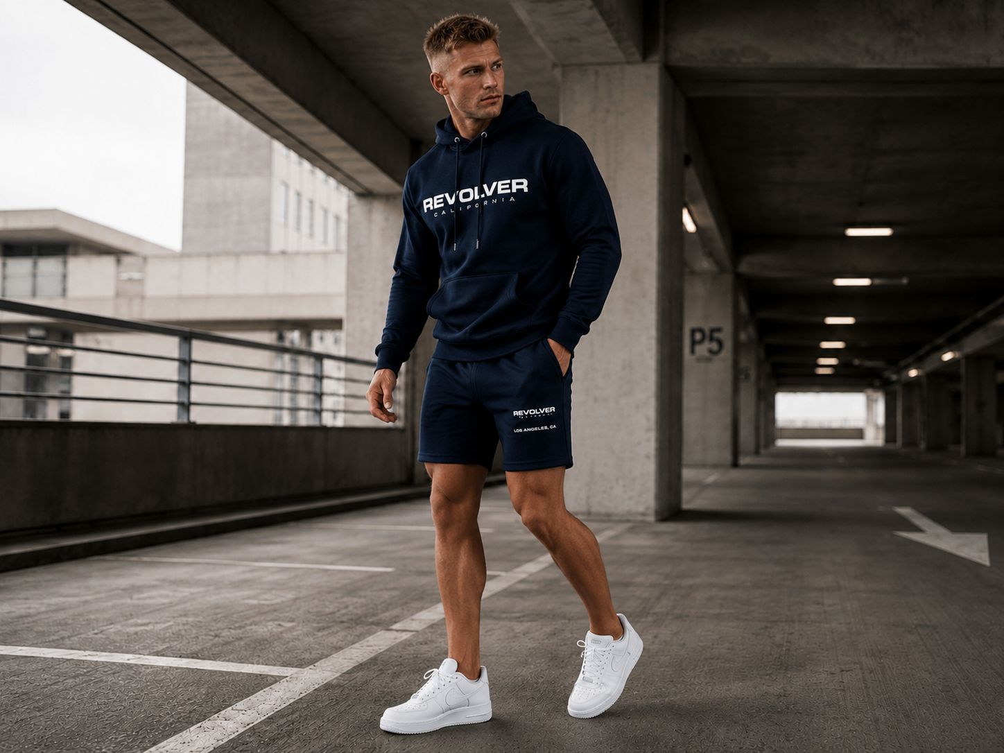 ✪ LA Signature Jogging Shorts  - Deep Navy
