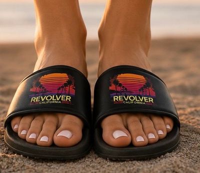 ✪ Californication Slides Women - Midnight Black ✪ Californication Slides Women - Midnight Black