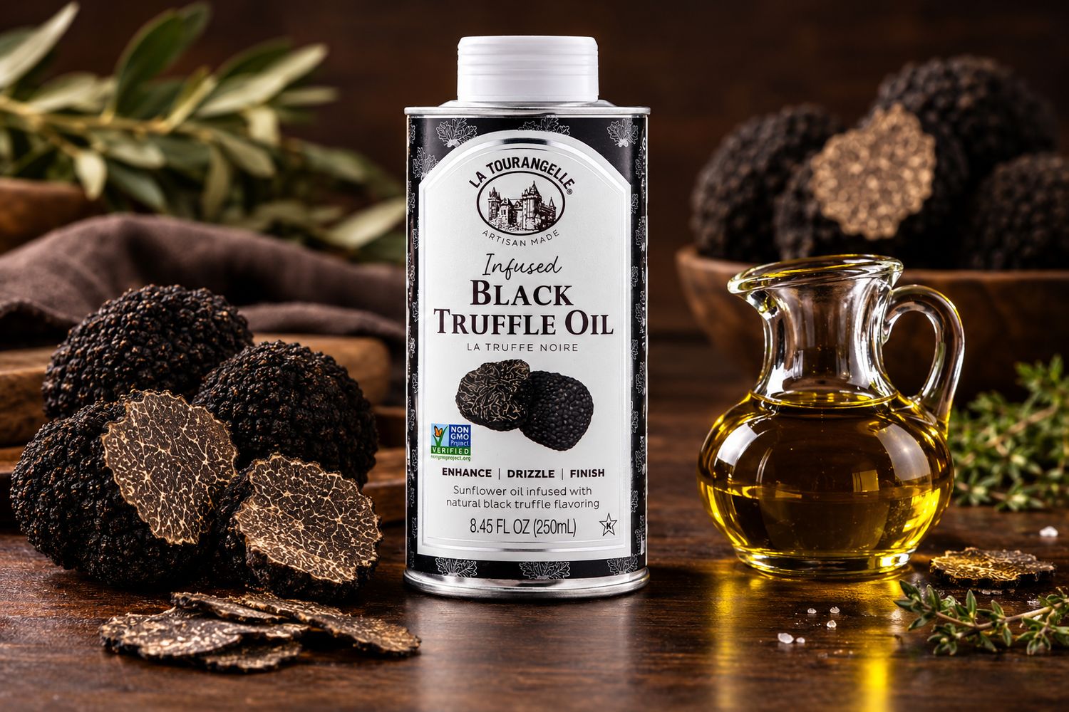 ✪ California Truffle Oil - Black Truffle 0.25 Ltr.