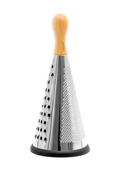 Conical grater features 3 different blades h 30 cm