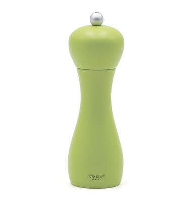 Light green lacquered pepper mill 'Rimini' 18 cm