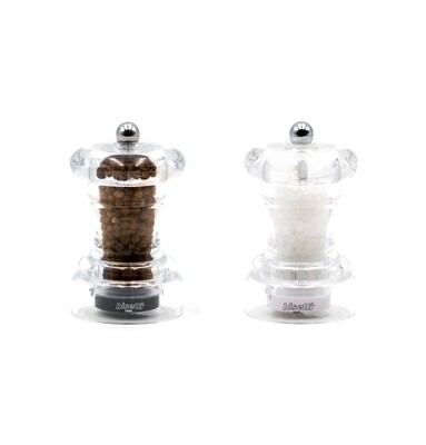 Salt and pepper grinder set 'Perugia' 10 cm