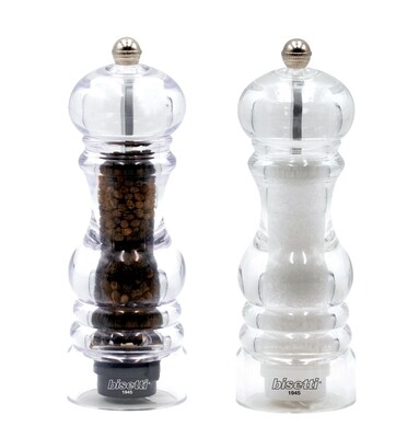 Pepper 4 Pepper Style by Bisetti Spice Mill with Spice 