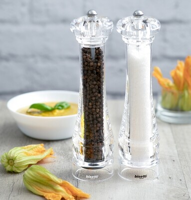 Macina Pepe Bisetti In Acrilico - Design Moderno, Compatto (4.5x4.5x14.5 Cm), Lavabile A Mano - Foto 5