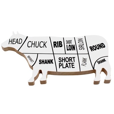 Cow-shaped cutting board