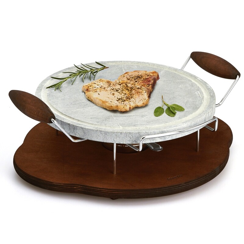 Round cooking stone