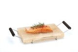 Pietra Ollare Naturale Con Cornice Cromata 25x35 Cm - Per Cucina E BBQ - Foto 7