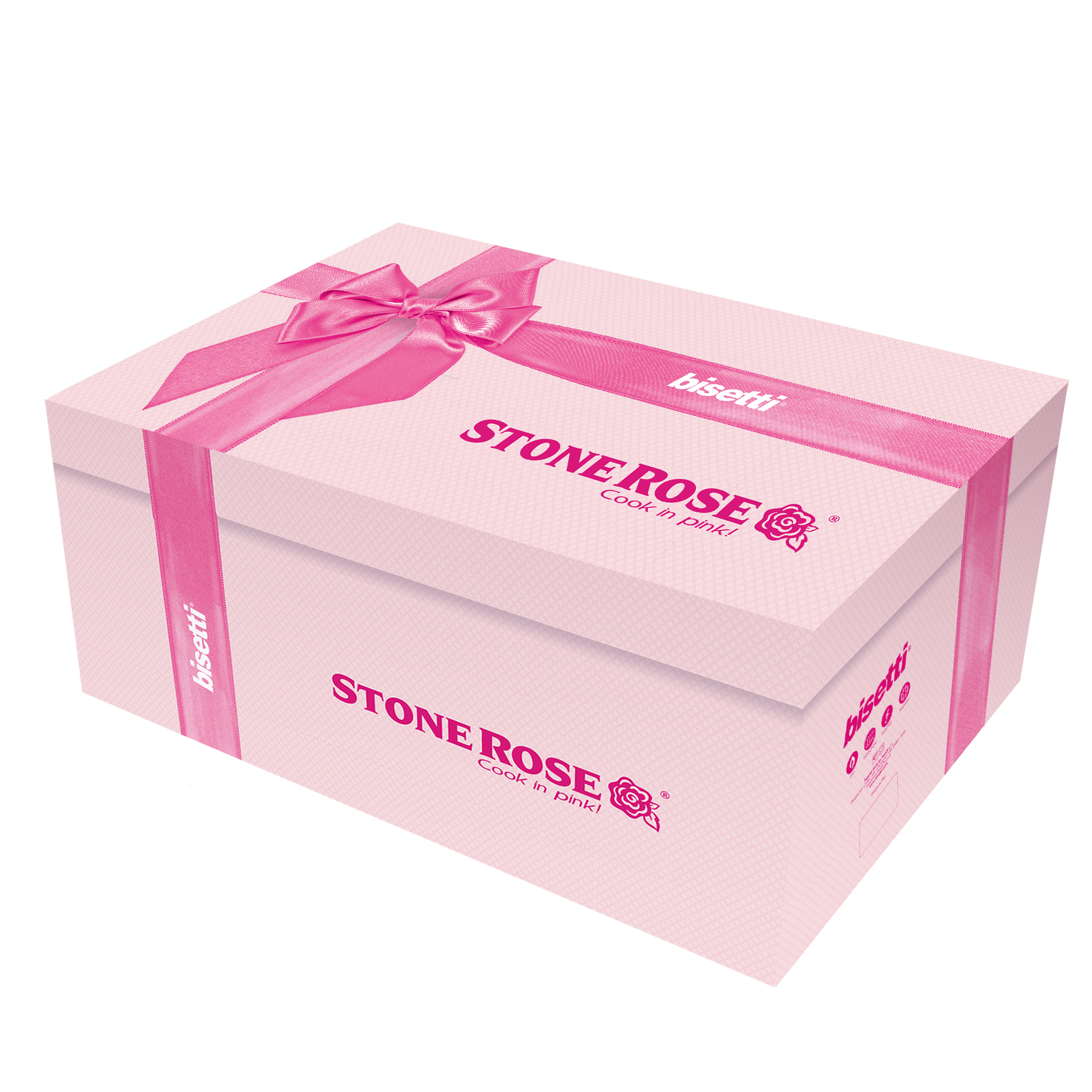 Batteria 13 pezzi 'Stonerose' con manici acciaio oro rosa - Shop - Bisetti