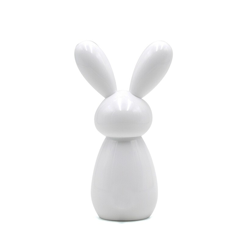 Macina spezie "Bunny" in faggio laccato - Bianco