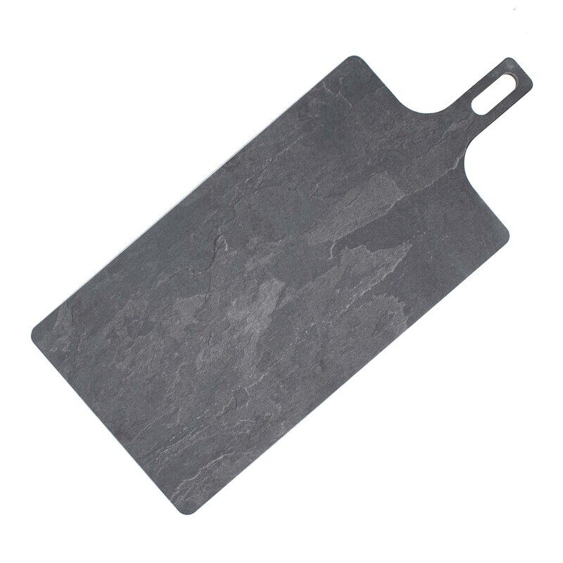 &quot;Arya&quot; HPL rectangular cutting board with handle - slate finishing
