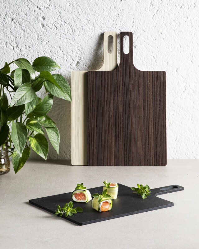 HPL rectangular cutting board with handle "Arya" - Ash tree finish