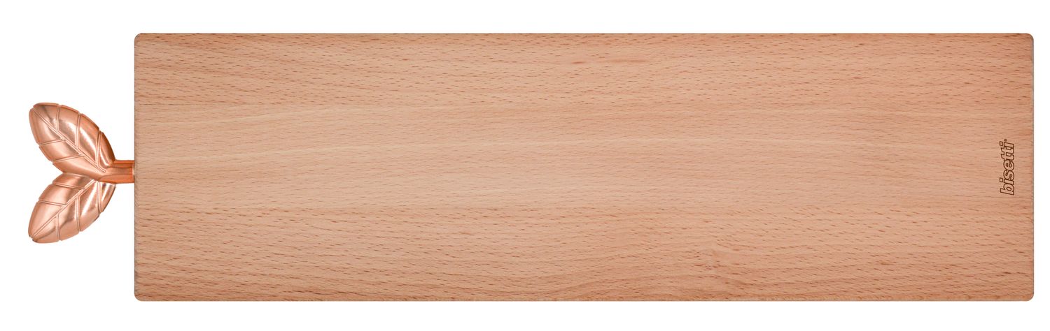 &quot;PRINTEMPS D&#39;OR&quot; NATURAL BEECH SALAMI CUTTING BOARD 40x11x2 CM
