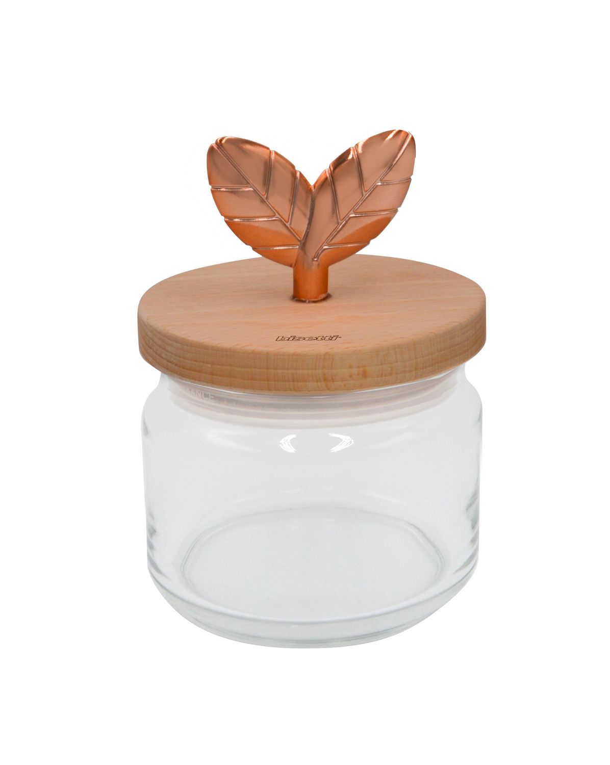 &quot;PRINTEMPS D&#39;OR&quot; GLASS JAR 750cc WITH NATURAL BEECH LID