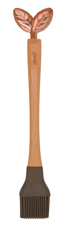 &quot;PRINTEMPS D&#39;OR&quot; SILICON BRUSH WITH NATURAL BEECH WOOD HANDLE
