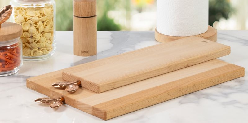 Natural beech-wood cutting board "Printemps d'or"