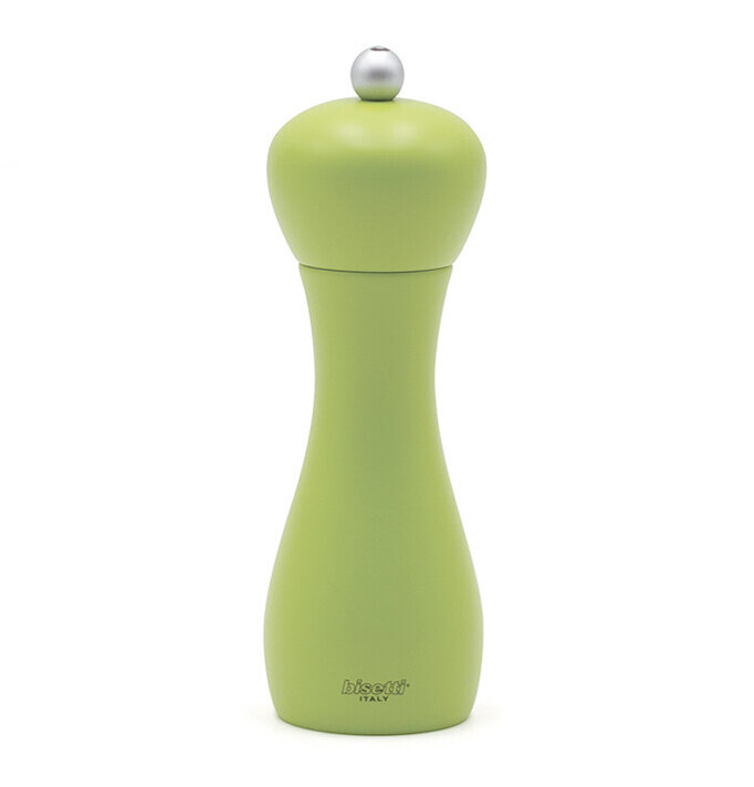 Light green lacquered pepper mill "Rimini" -  18 cm