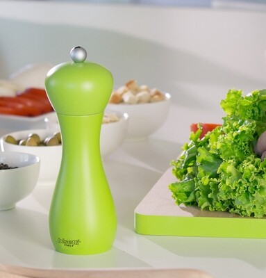 Light green lacquered pepper mill "Rimini" -  18 cm