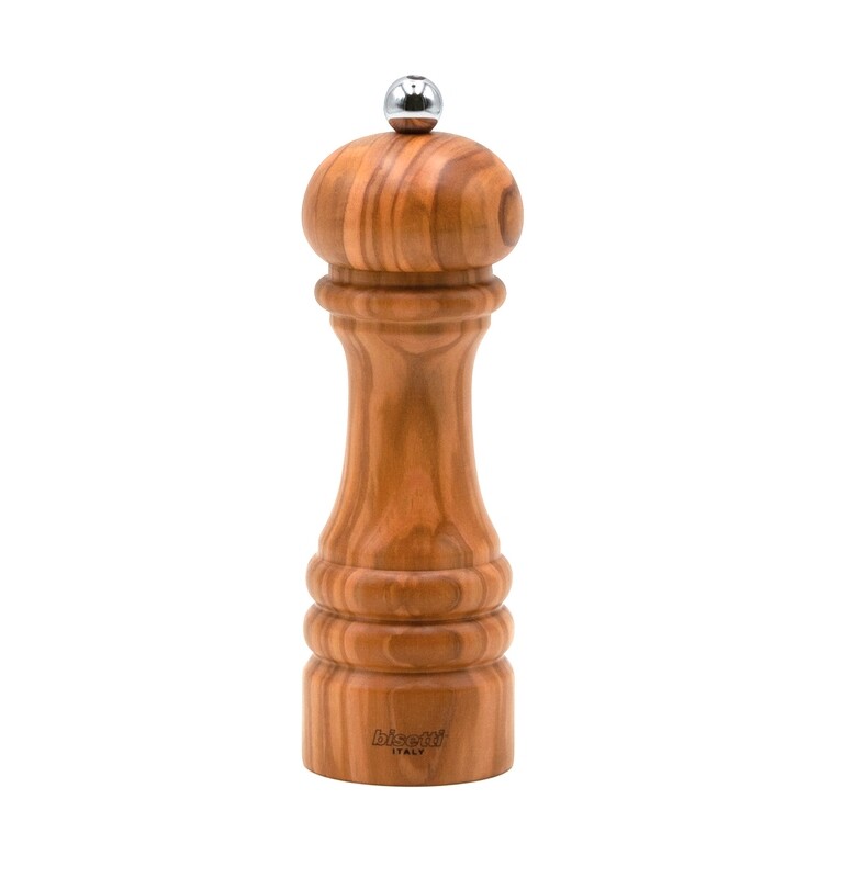 Macina pepe in legno d'ulivo "Imperia" - 16,5 cm