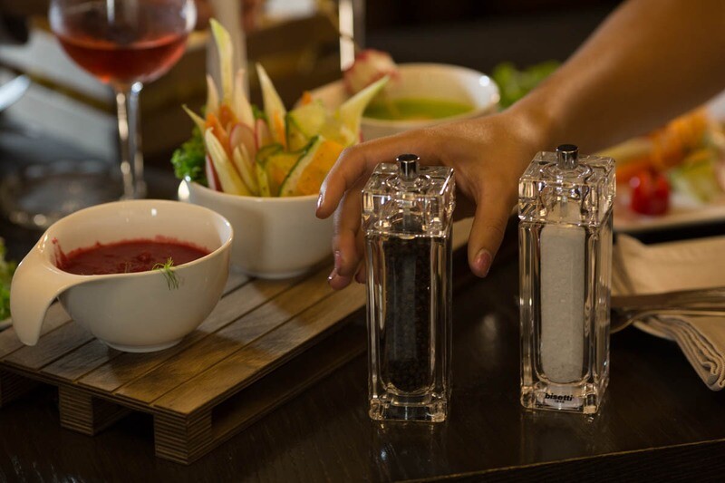 Salt and pepper mill set "Como" - 14,5 cm