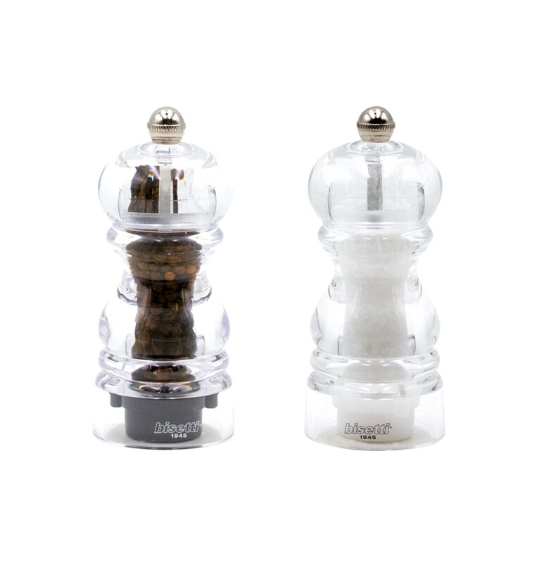Salt and pepper mill set "Milano" - 12 cm