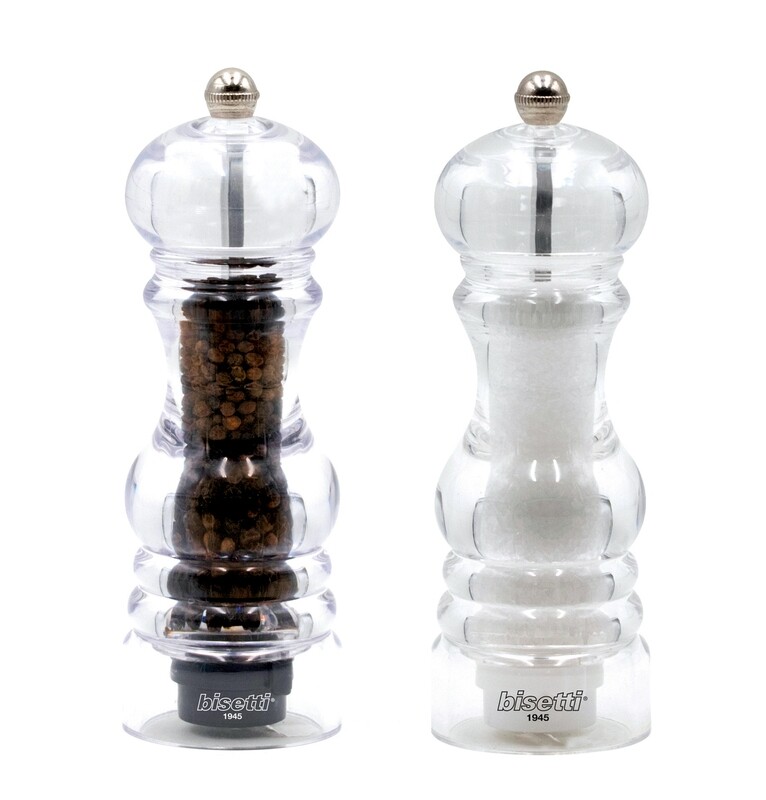 Salt and pepper mill set "Milano" - 17.5 cm
