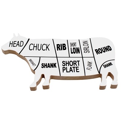 Planche à découper en hêtre Planche à découper en hêtre "Vache"