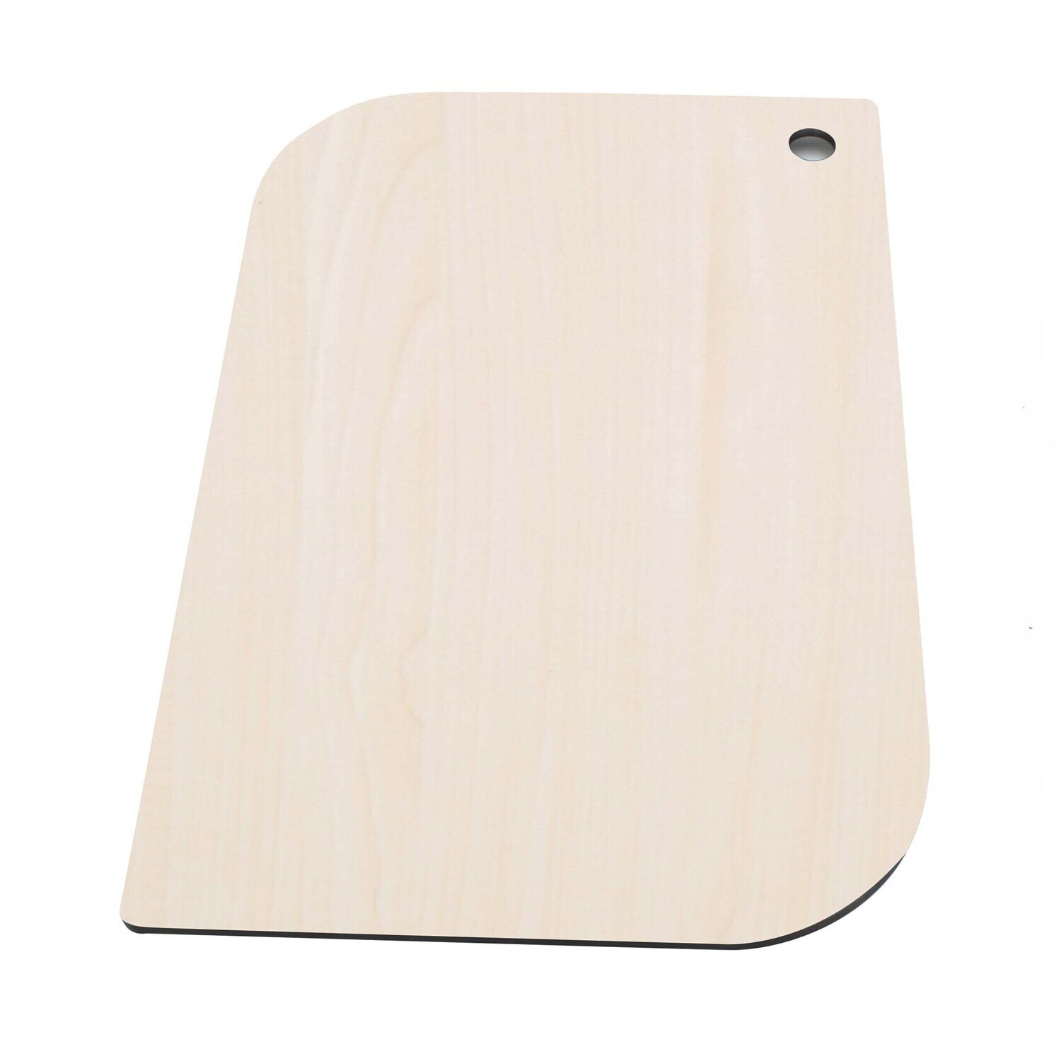Tagliere HPL foglia con foro "Arya" - Finitura frassino