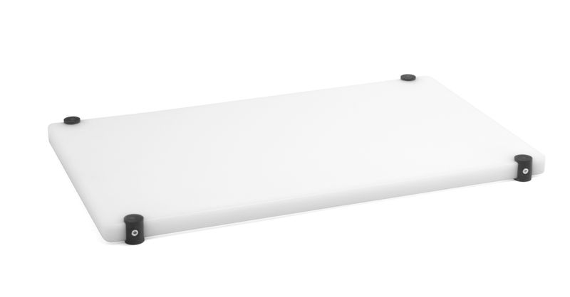 HD polyethylene chopping board – 4 black non-slip feet