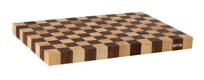 Planche à découper en bois de noix et de frêne Planche à découper en bois de noix et de frêne "Scacchi"