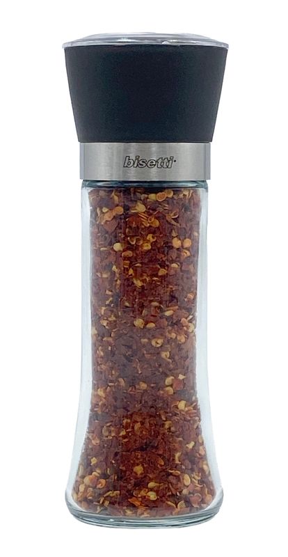 Chili Pepper Grinder with “Pavia” Glass Jar - 18 cm