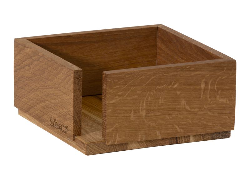 Acacia-wood napkin holder "Smart table"