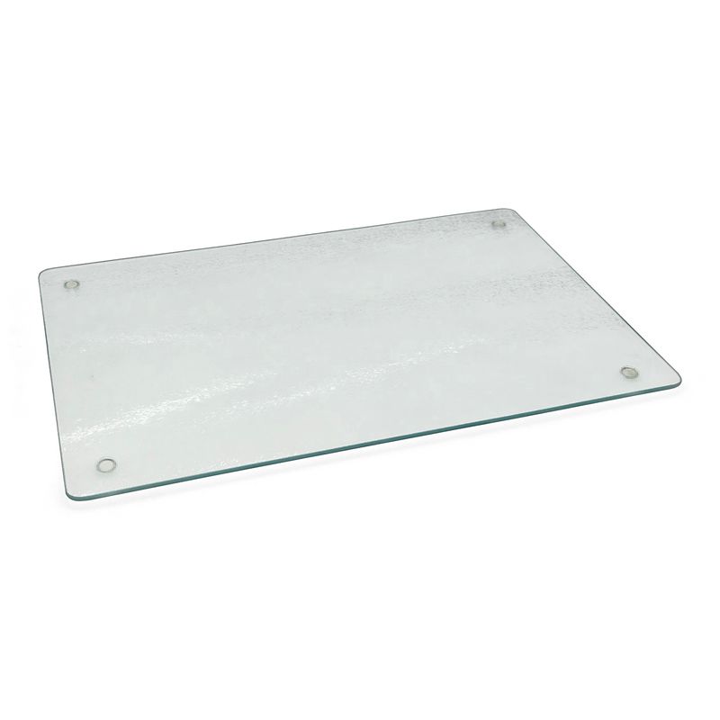 Rectangular chopping board in tempered glass - 37x22cm