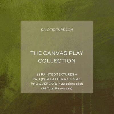 The Canvas Play Texture and Overlay Collection