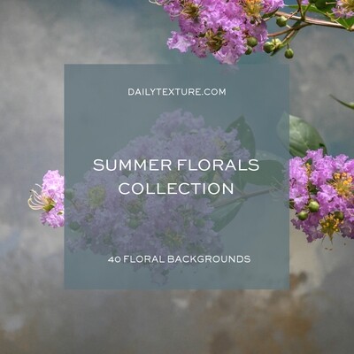 Summer Florals Background Collection