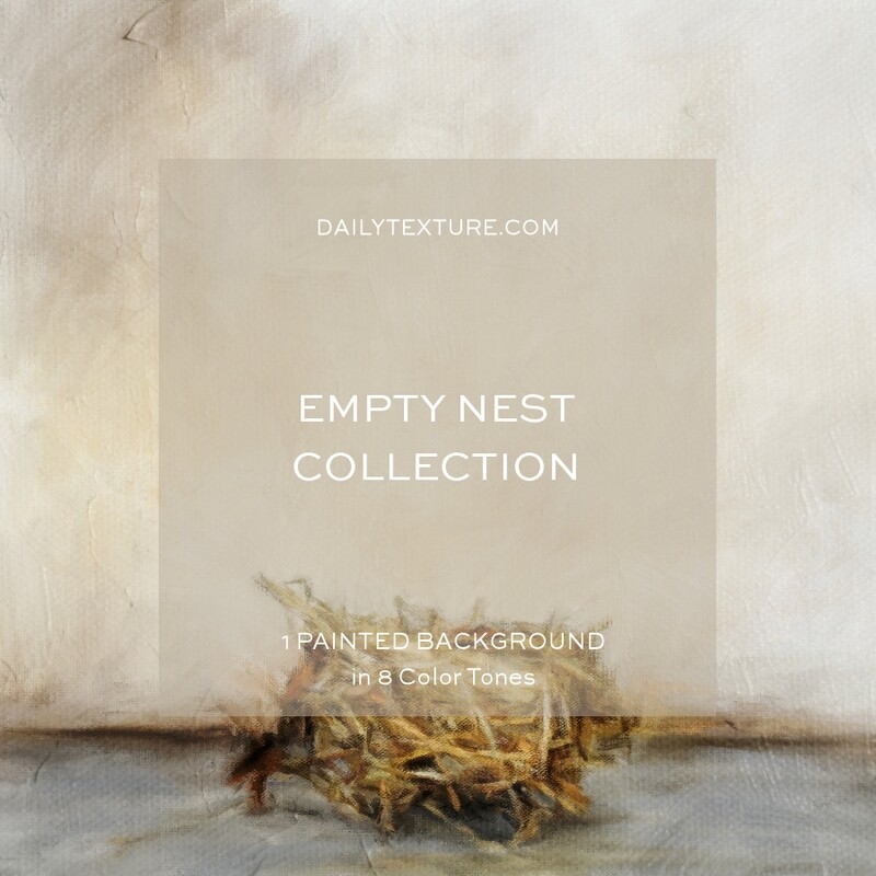 Empty Nest Painted Background