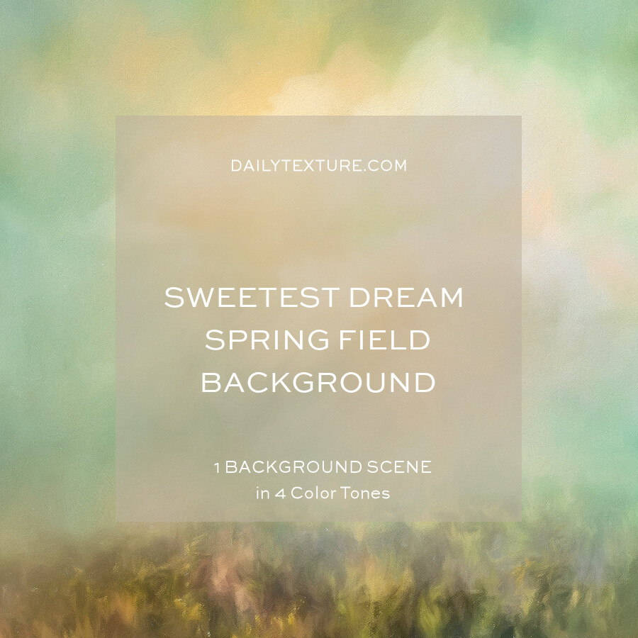 Sweetest Dream Spring Field Background Collection