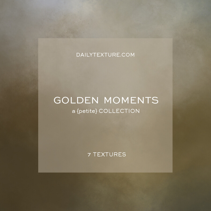 Golden Moments A Petite Texture Collection