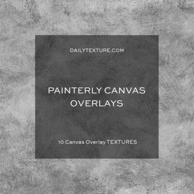 Painterly Canvas Overlays Collection