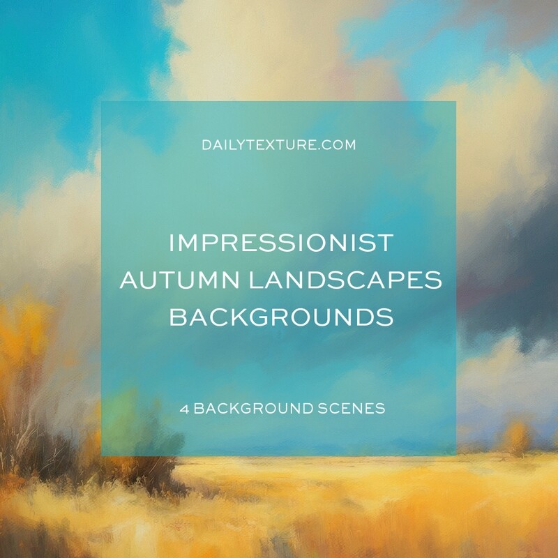 Impressionist Autumn Landscapes Background Collection