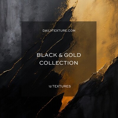 The Black and Gold Texture Collection