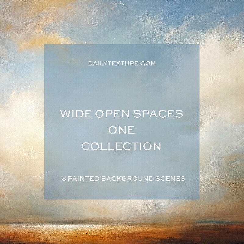 Wide Open Spaces ONE Painted Background Collection