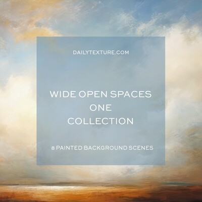 Wide Open Spaces ONE Painted Background Collection