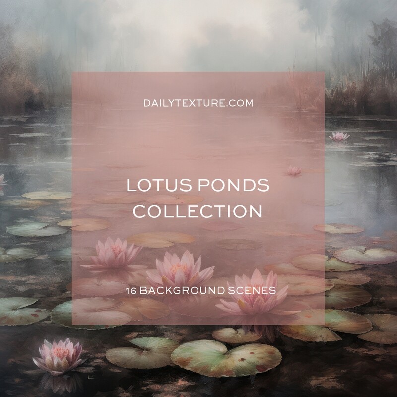 Lotus Ponds Background Collection
